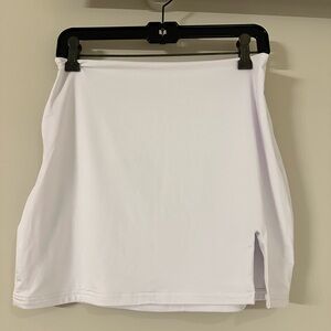 Azhong White Spandex Skirt